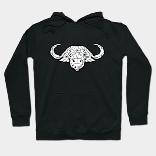 Geometric Buffalo Bison Hoodie